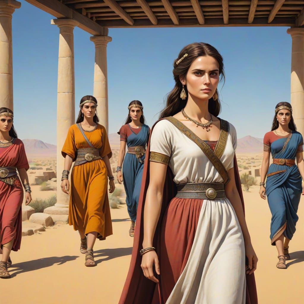 Medieval Woman Wears Elegant Clothing of 940 AD