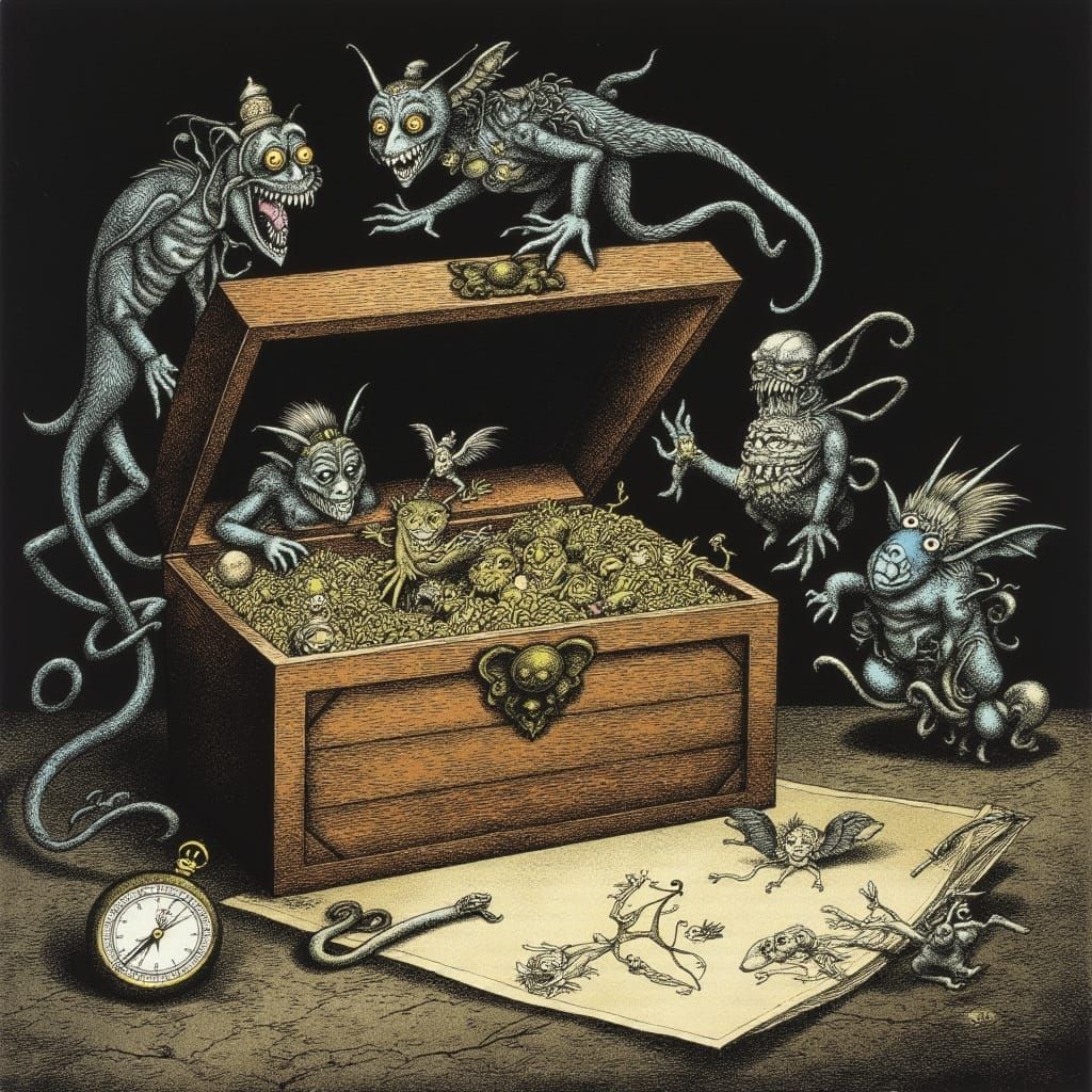 Treasure Map Reveals Chest of Evil Creatures
