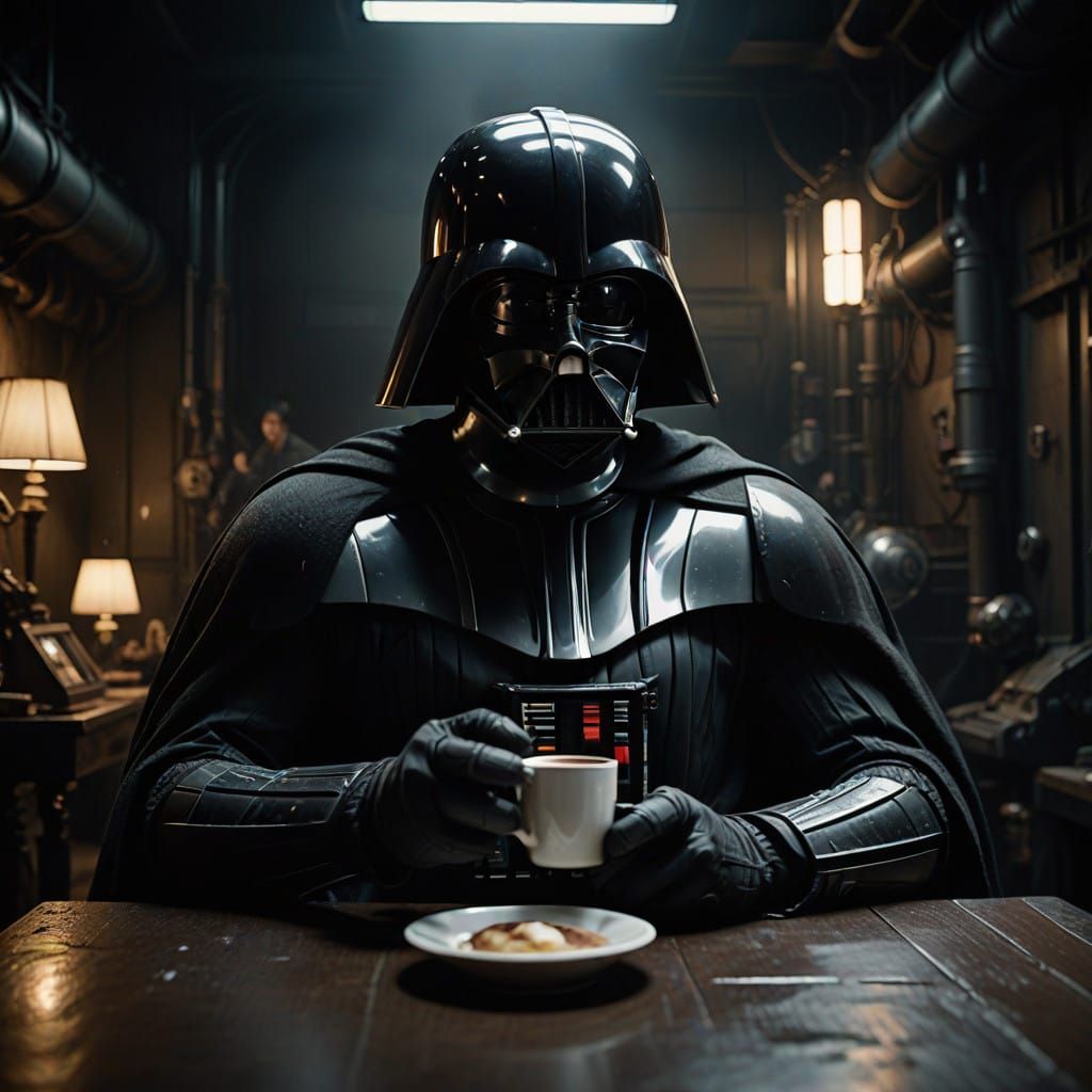 Darth Vader in a Moment of Introspection