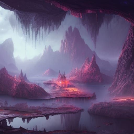 Fantastical Lucid Dream Matte Painting