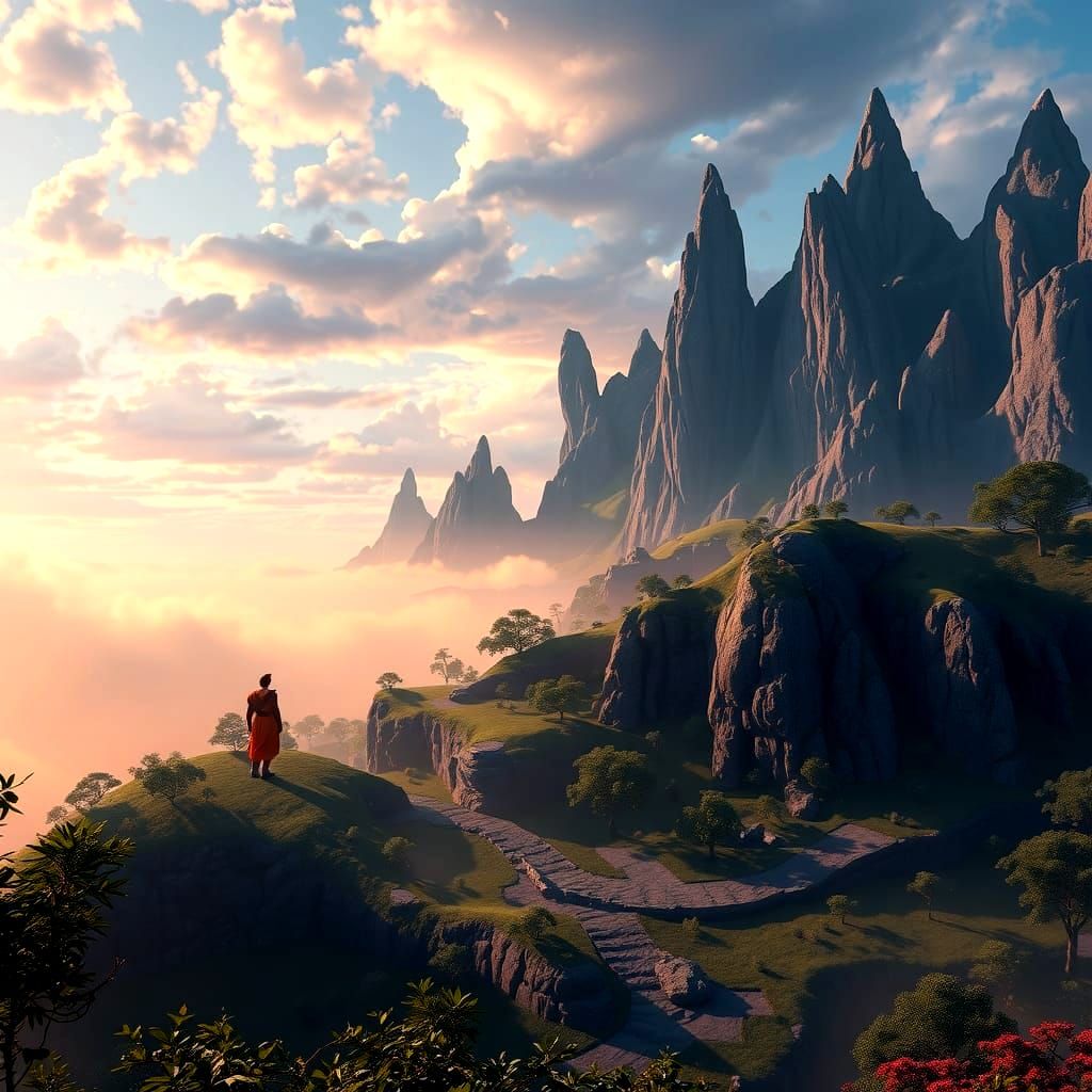 DBZ Xbox Detailed Matte Painting