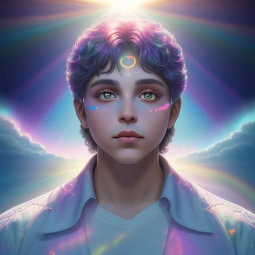 Psychedelic Prince Jackson in a Cosmic Vision