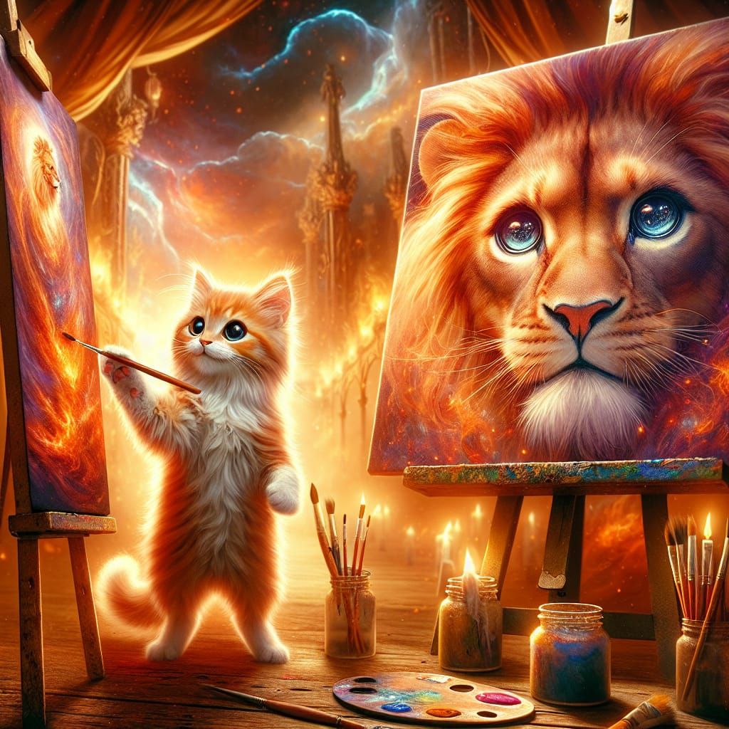 Joy of Painting with Pusscasso