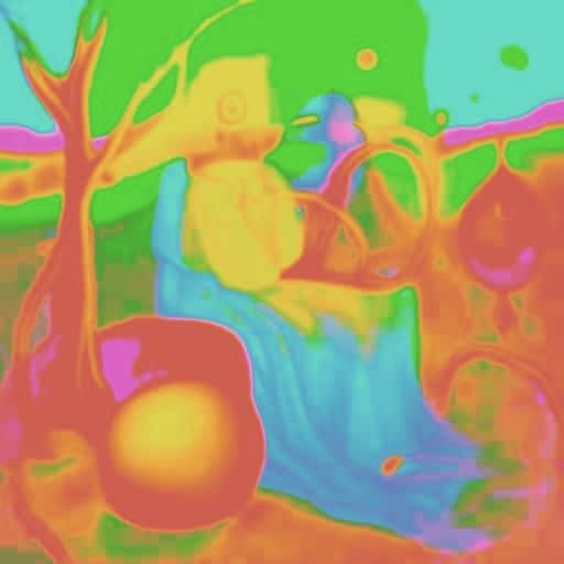 Coloured Blobs in a kind of pattern-ish thingy