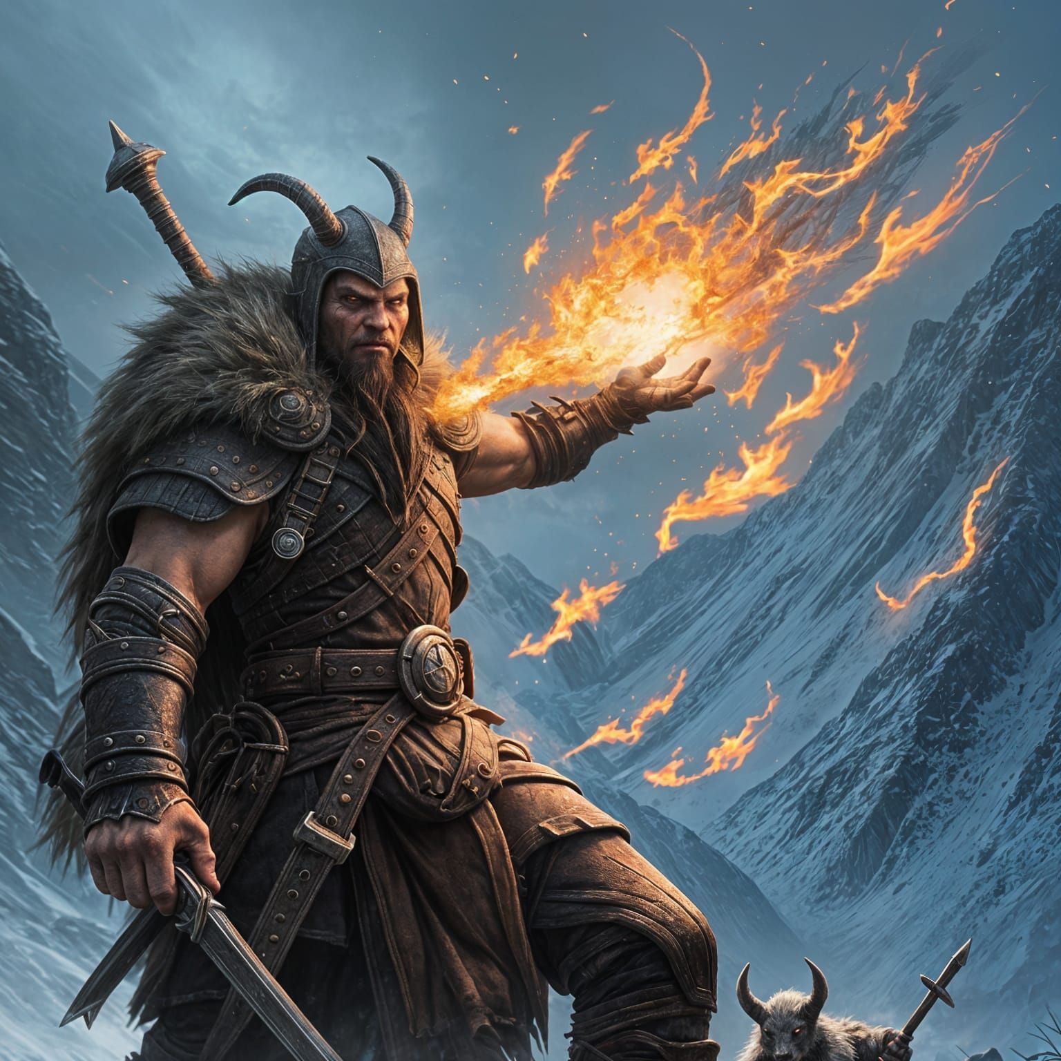 Summoning Living Fire