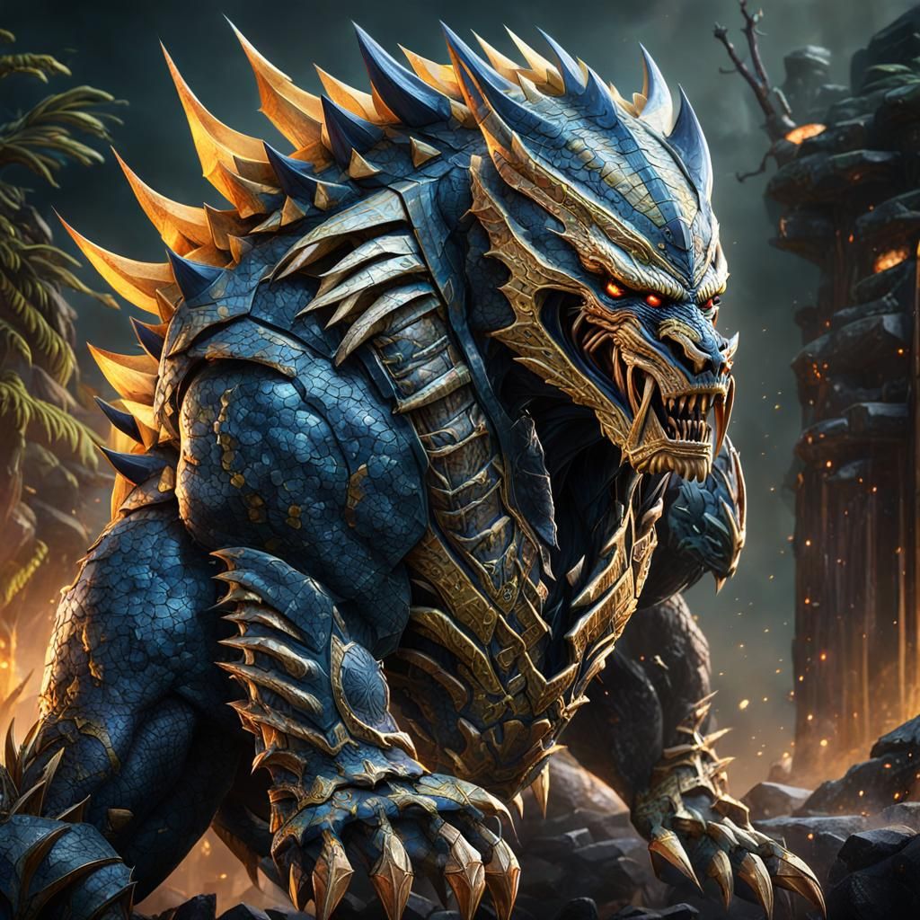 Villain's Transformation into Alpha Predator: Detailed Conce...