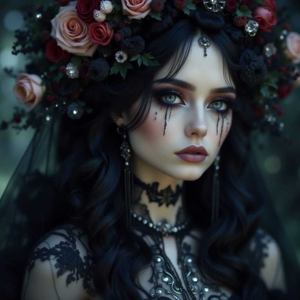 Gothic Grand Duchess Portrait in Cinematic Style