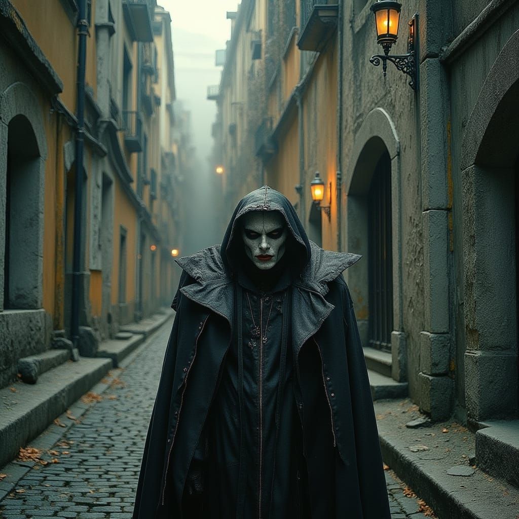 Depressed Mood: Dark and Evocative Portrait