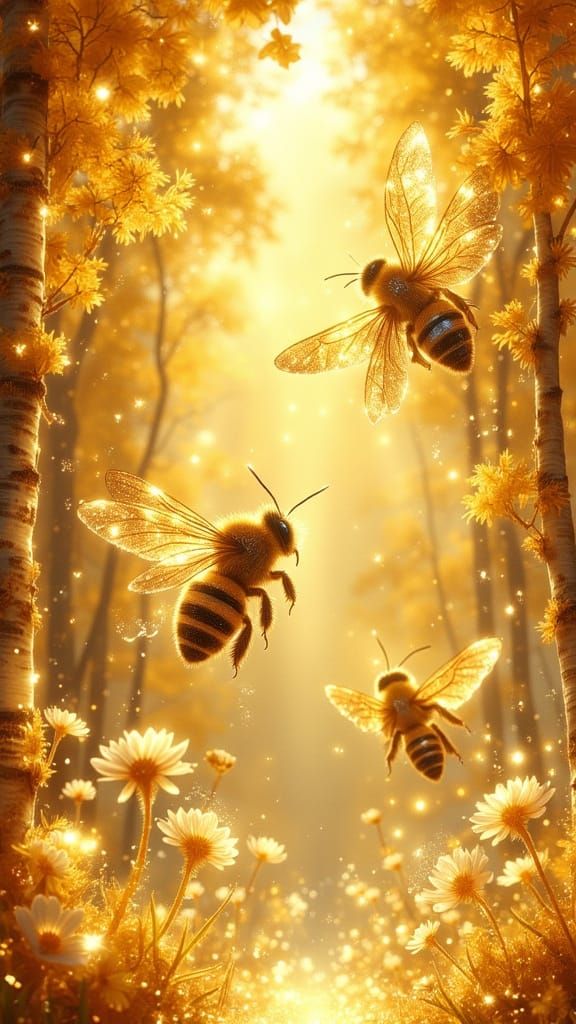 <lora:Exquisite Flux:1.0> In a magical golden sky, adorable ...