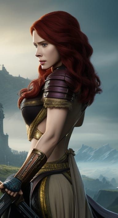 Hyperrealistic Triss Portrait in Witcher Style