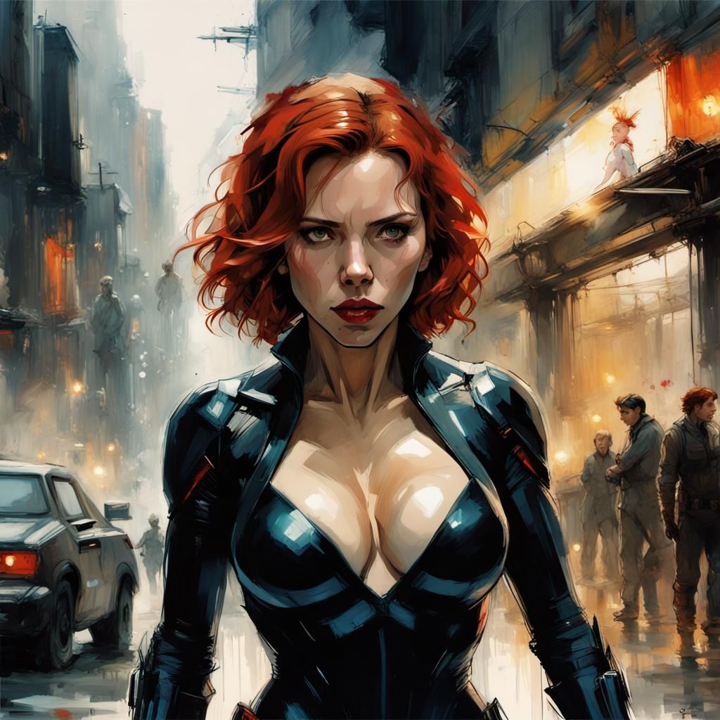 Scarlett Johansson Black widow seriousness