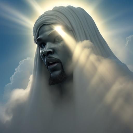 Creepy Kevin Durant Monster in Divine Light