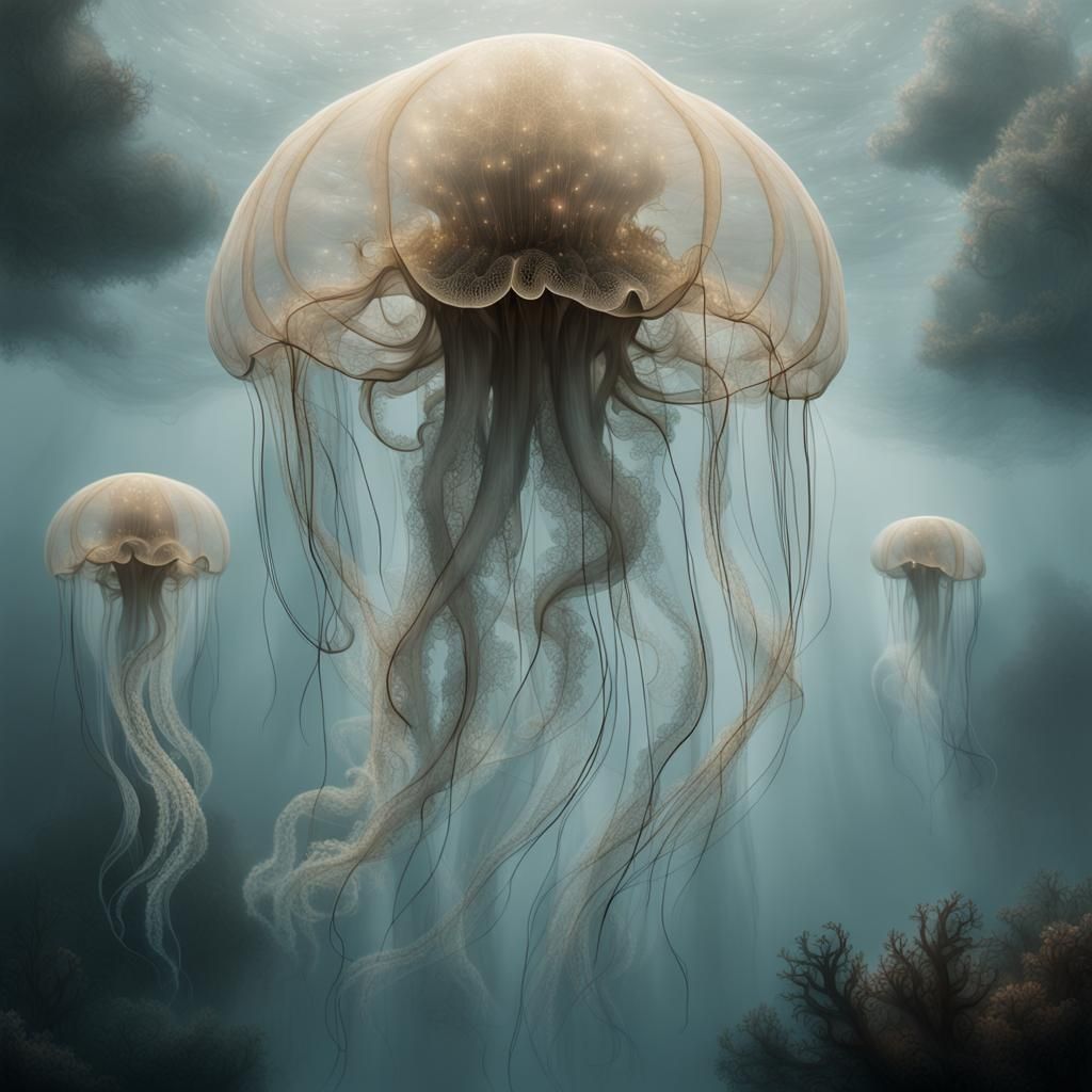 Three Jellyfish