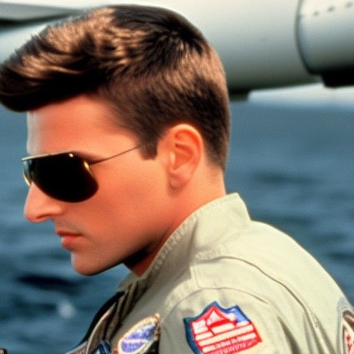 Fighter Jet in Flight: Top Gun
