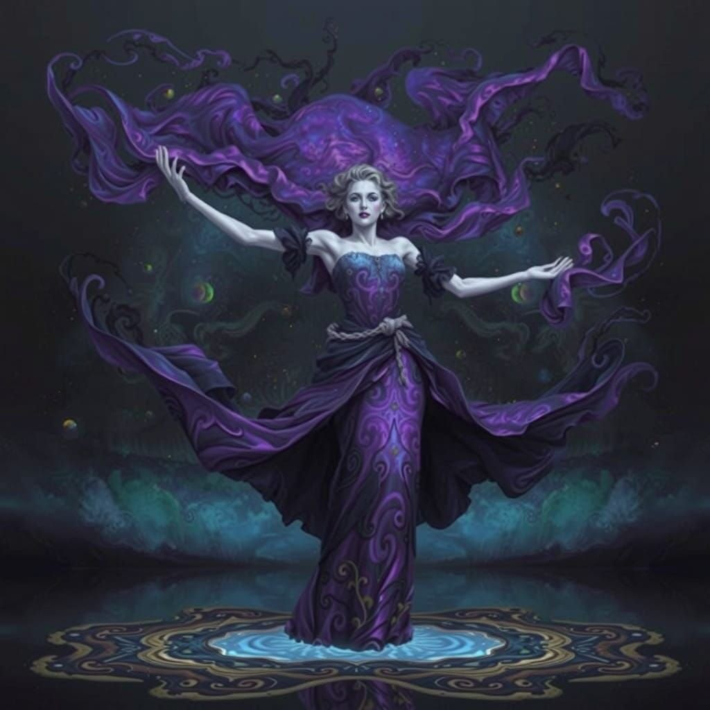 Surrealist Cosmic Scales in Dreamlike Atmosphere