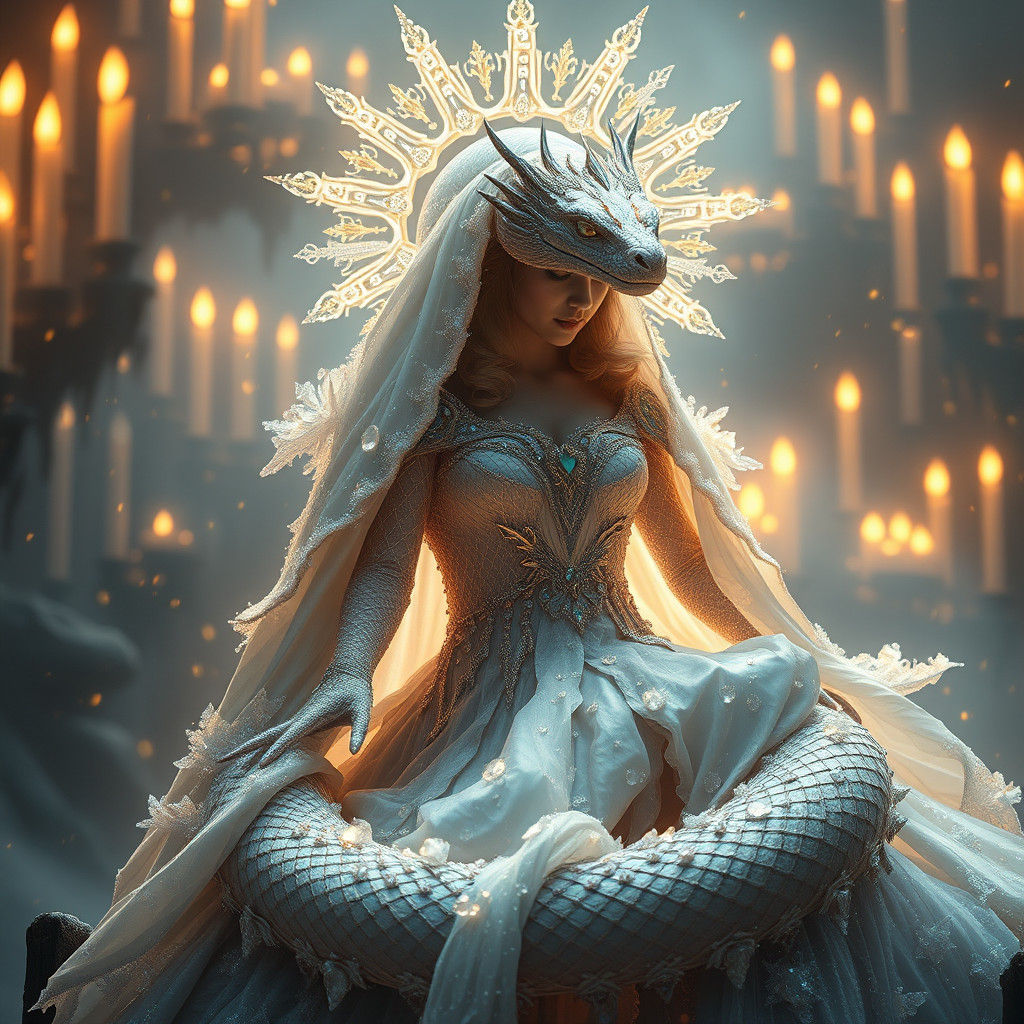 Regal Serpent Princess in Ice and Fire