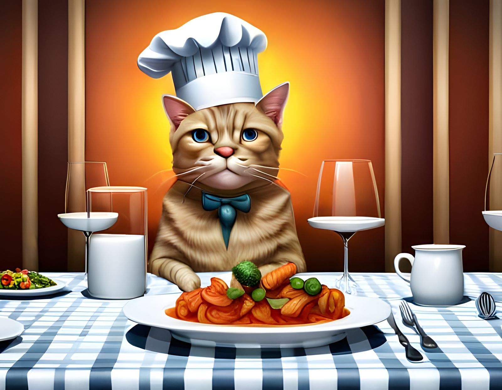 IF? Cats had jobs? They are the Gordon Ramsey's of the Anima...