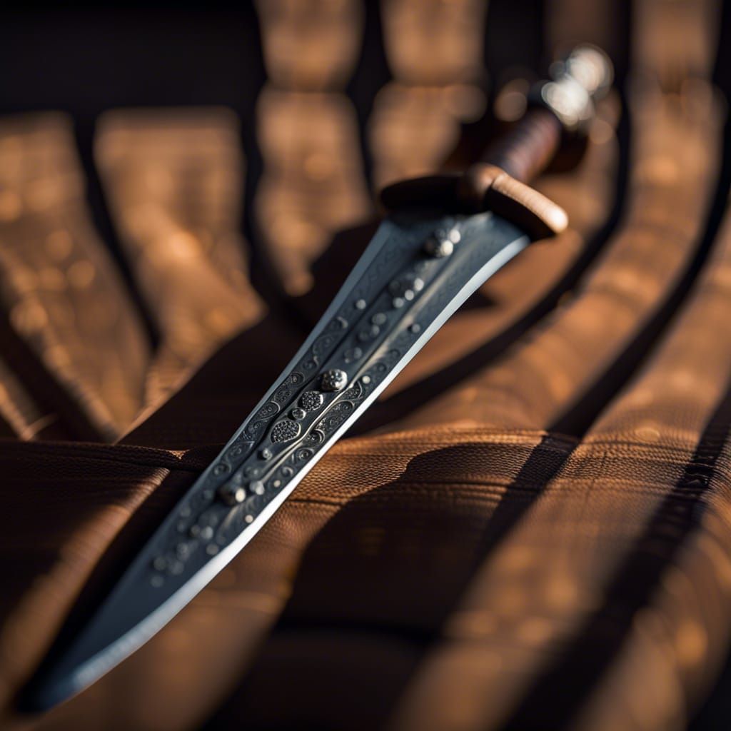 Medieval Longsword with Damascus Blade