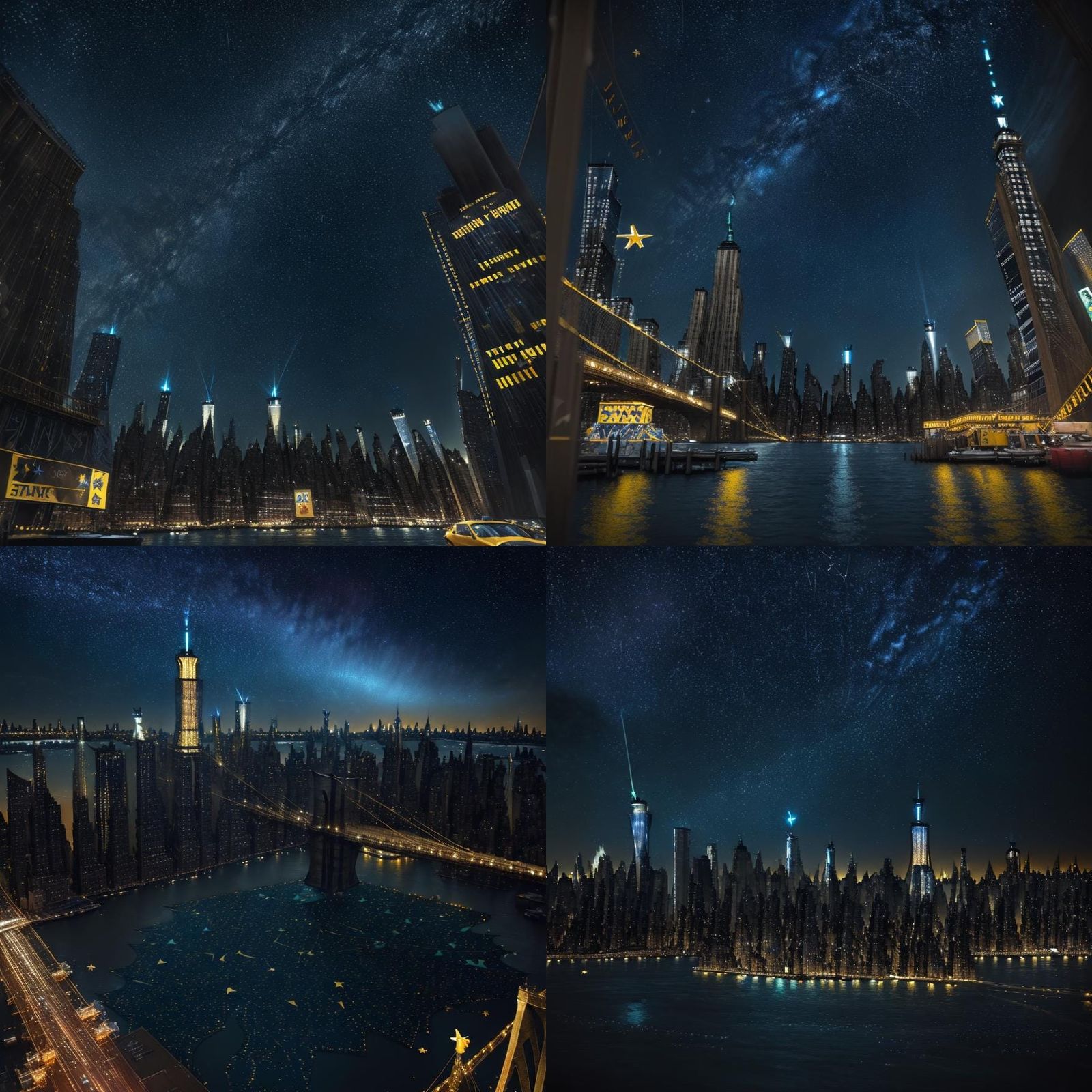 Night View of New York City in Unreal Engine