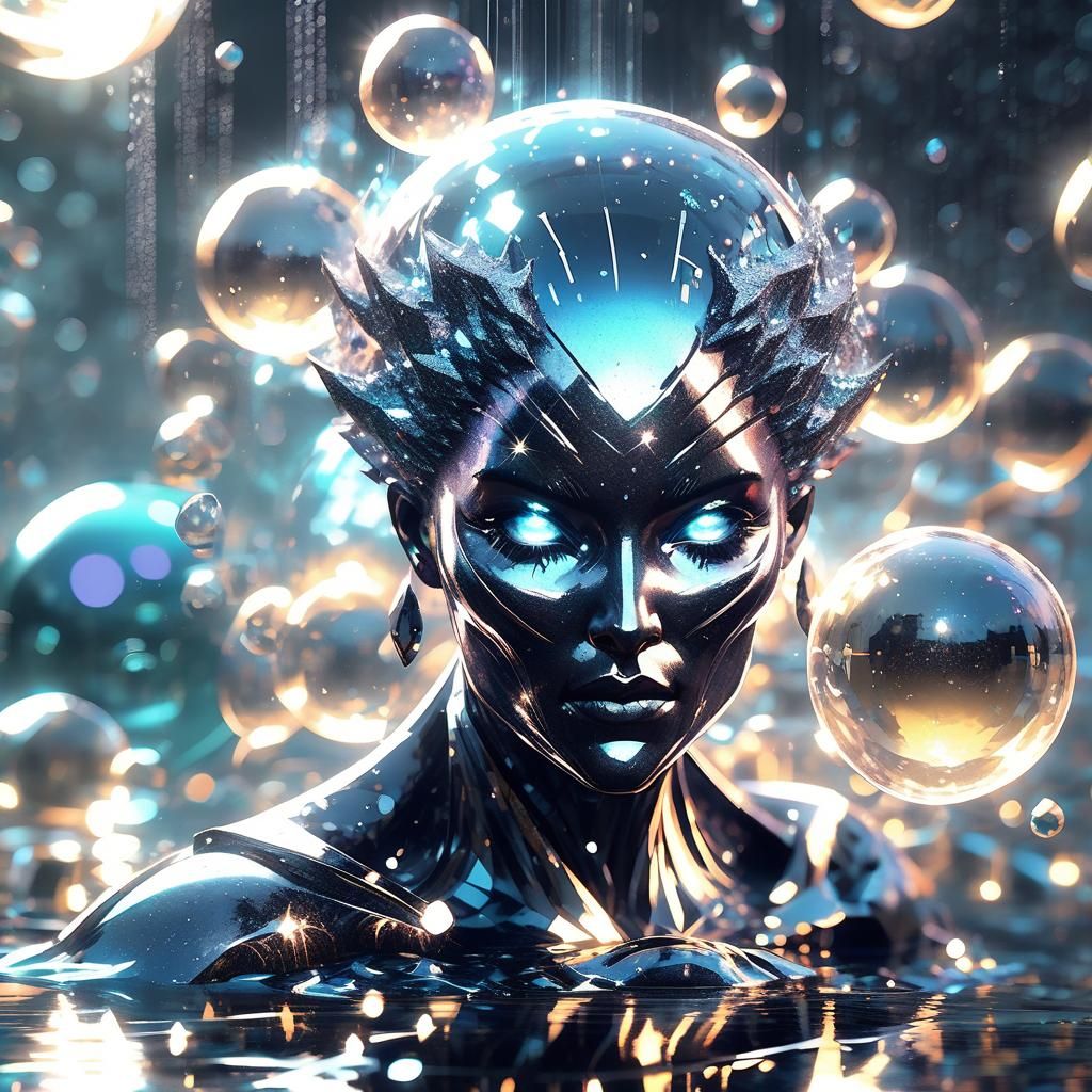 Stygian Elemental Tornado With Bubbles and Glitter