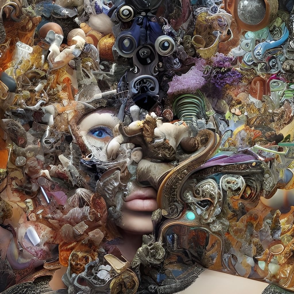Inside an AI Mind: Intricate Digital Art