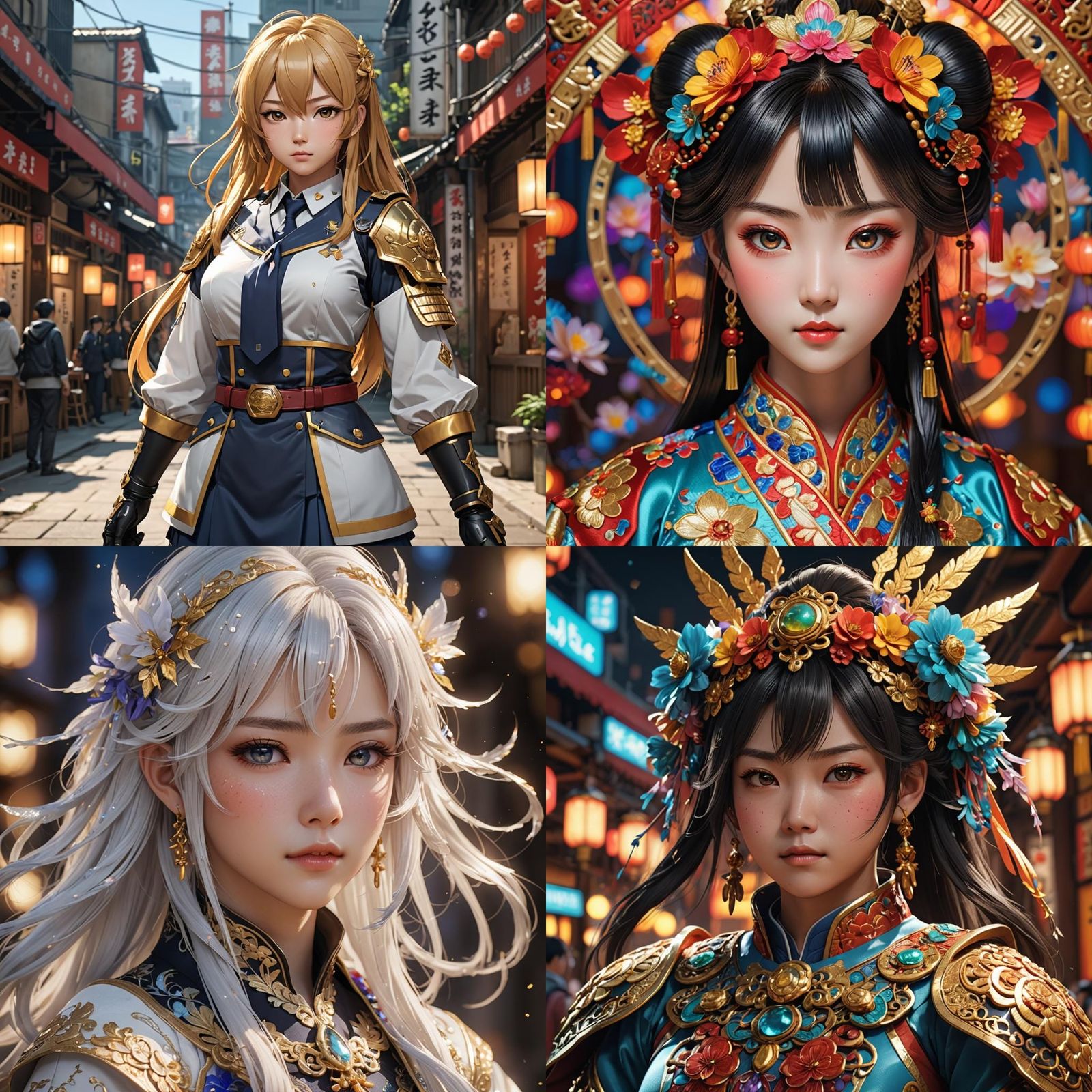 Lee Fat Yuen as 3D Anime Art