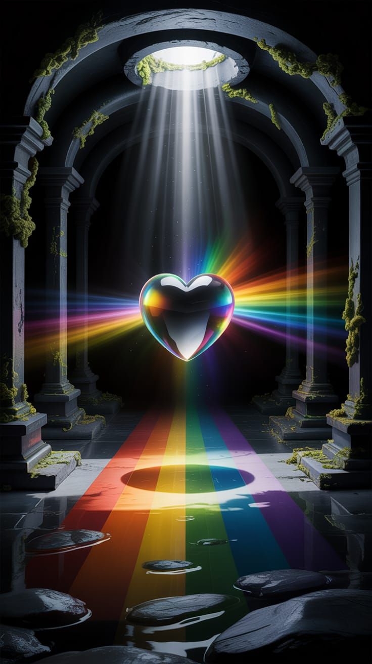 Darkness is just a backdrop for light.