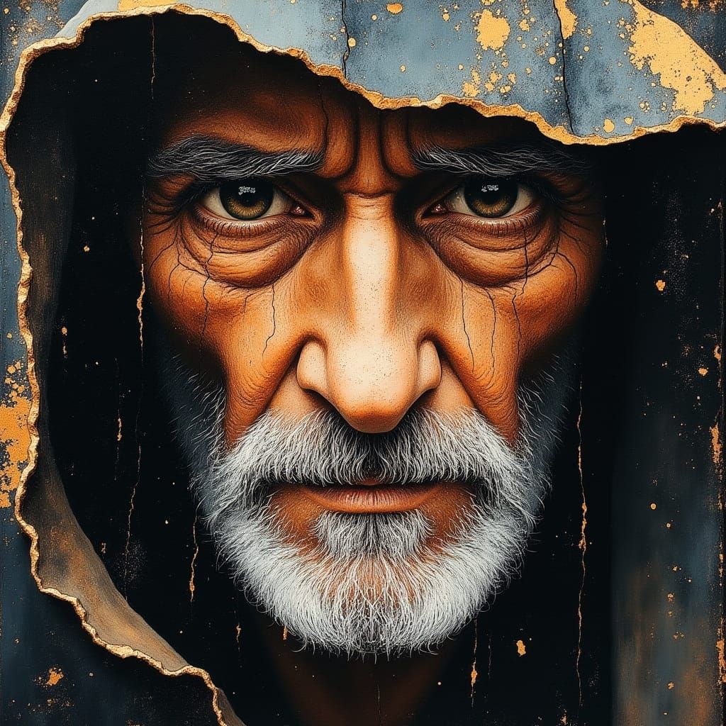 Timeless Portrait of a Sage Elder