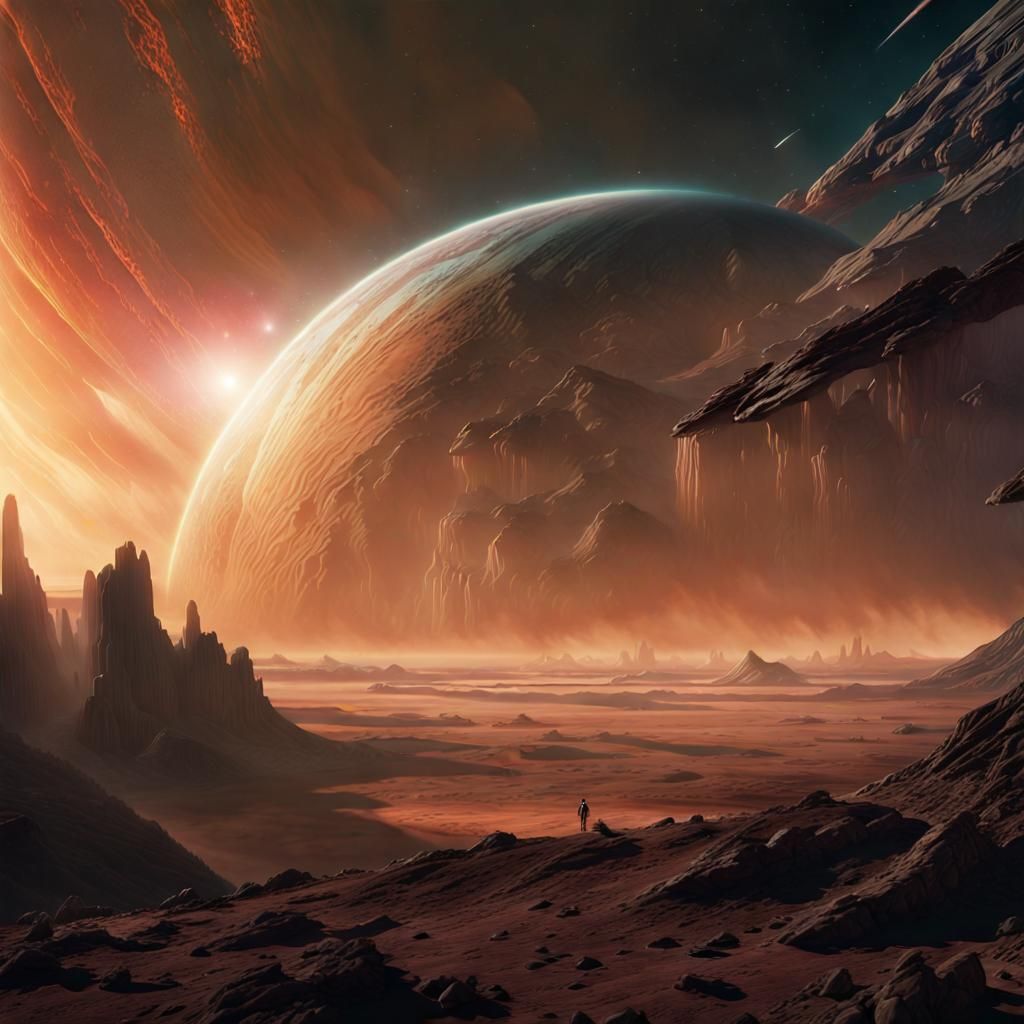 Epic Digital Dreamscapes of Nova Conti's Cosmic Catastrophe....