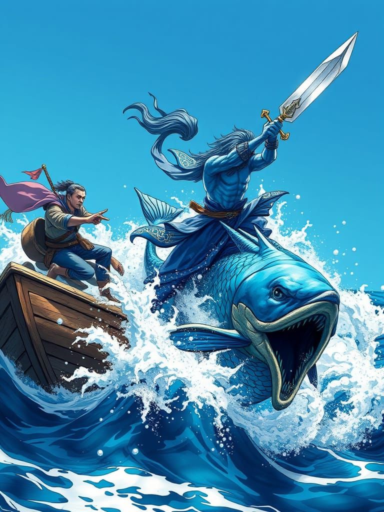 Triton Rogue Ambushes Sailor on Open Sea