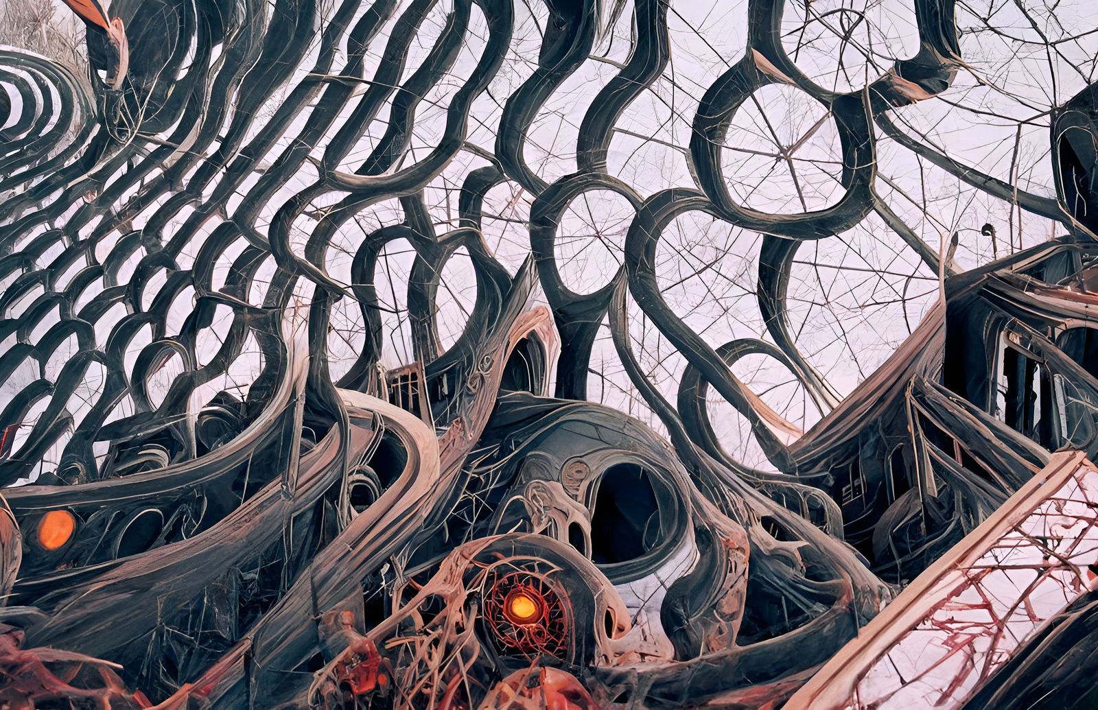 Intricate Astral Maze Inspired by Art Nouveau