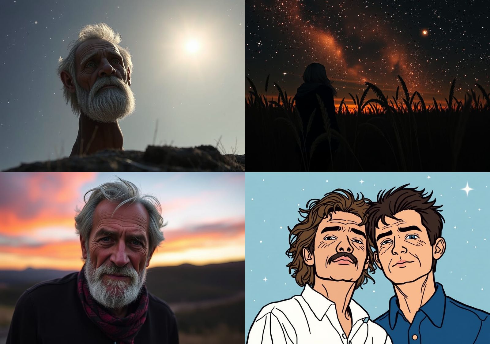 Poignant Portrait: Scars and Wisdom