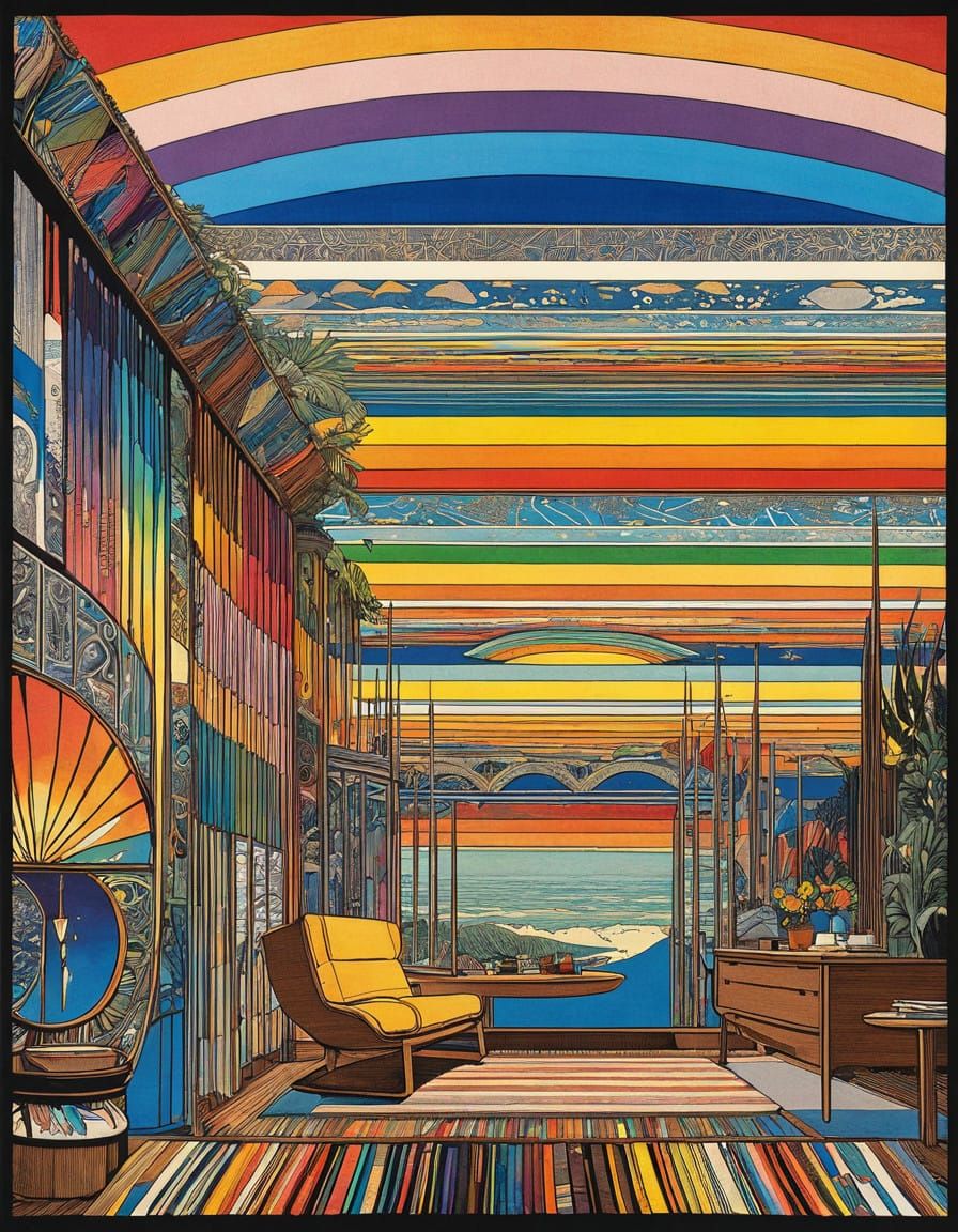 transparency, pride flag, topdown view