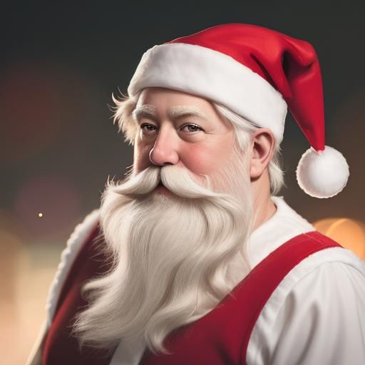 Santa Claus Arrives: Professional Bokeh Photography