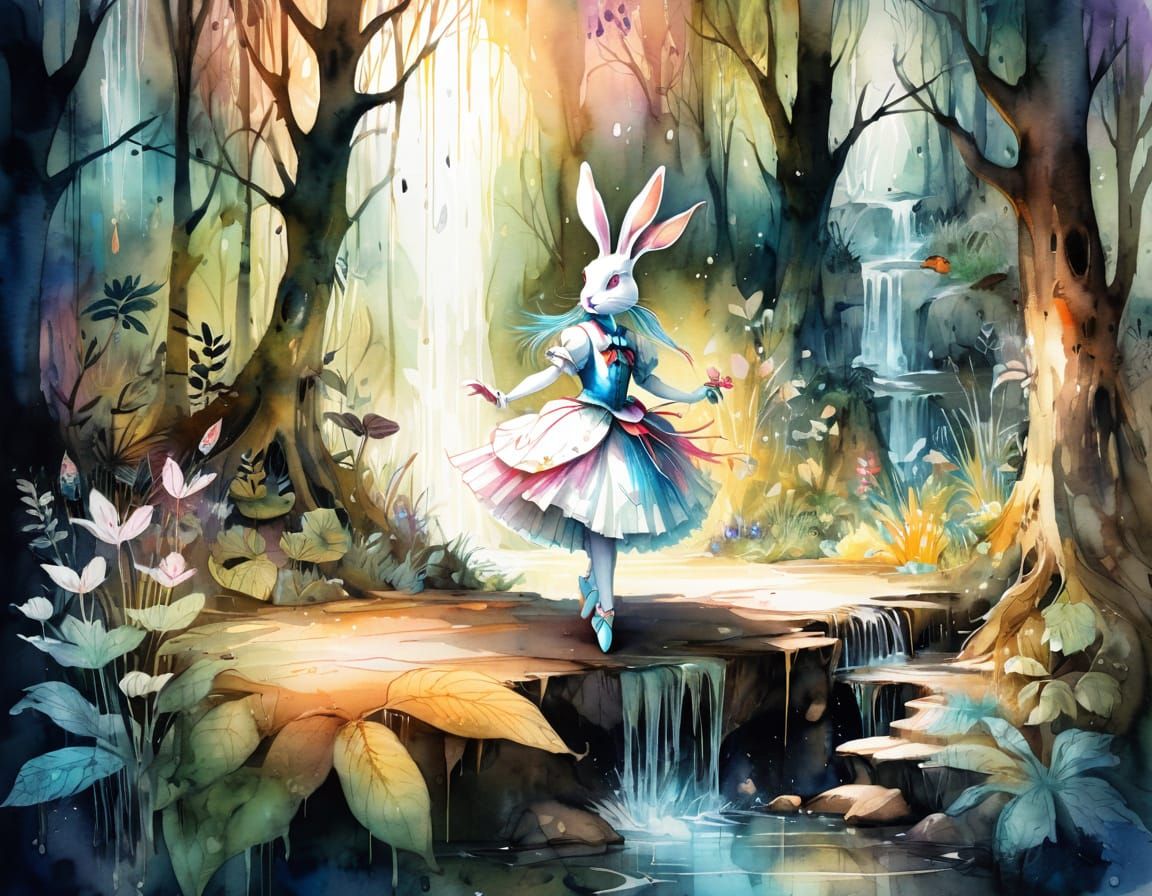 The White Rabbit Ballet in Enchanted Woodland