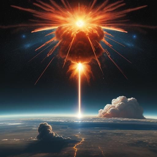 Exploding Star: A Nuclear Space Cataclysm