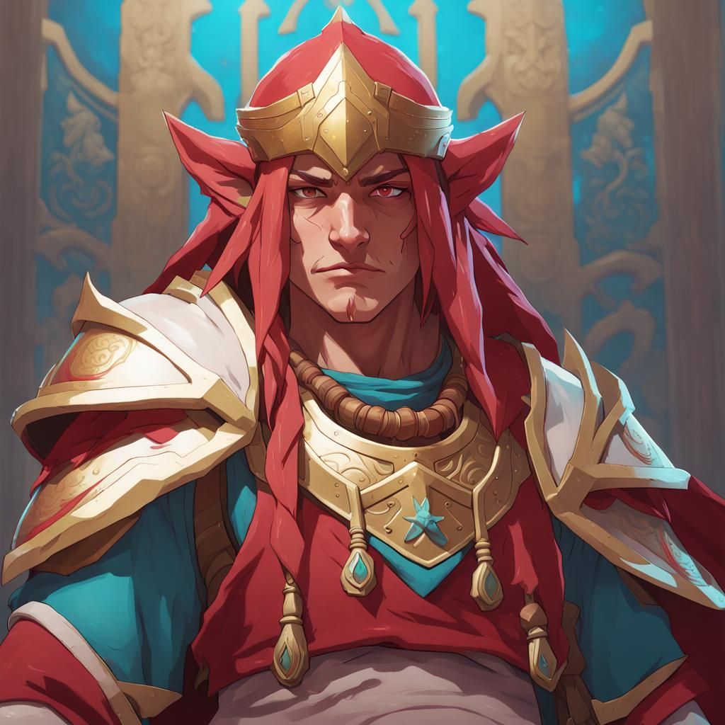 Sidon Portrait in Hyperdetailed Digital Art Style