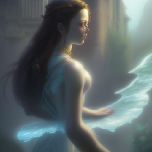 Fantasy Thief Escaping Alleyway: Anime Key Visual