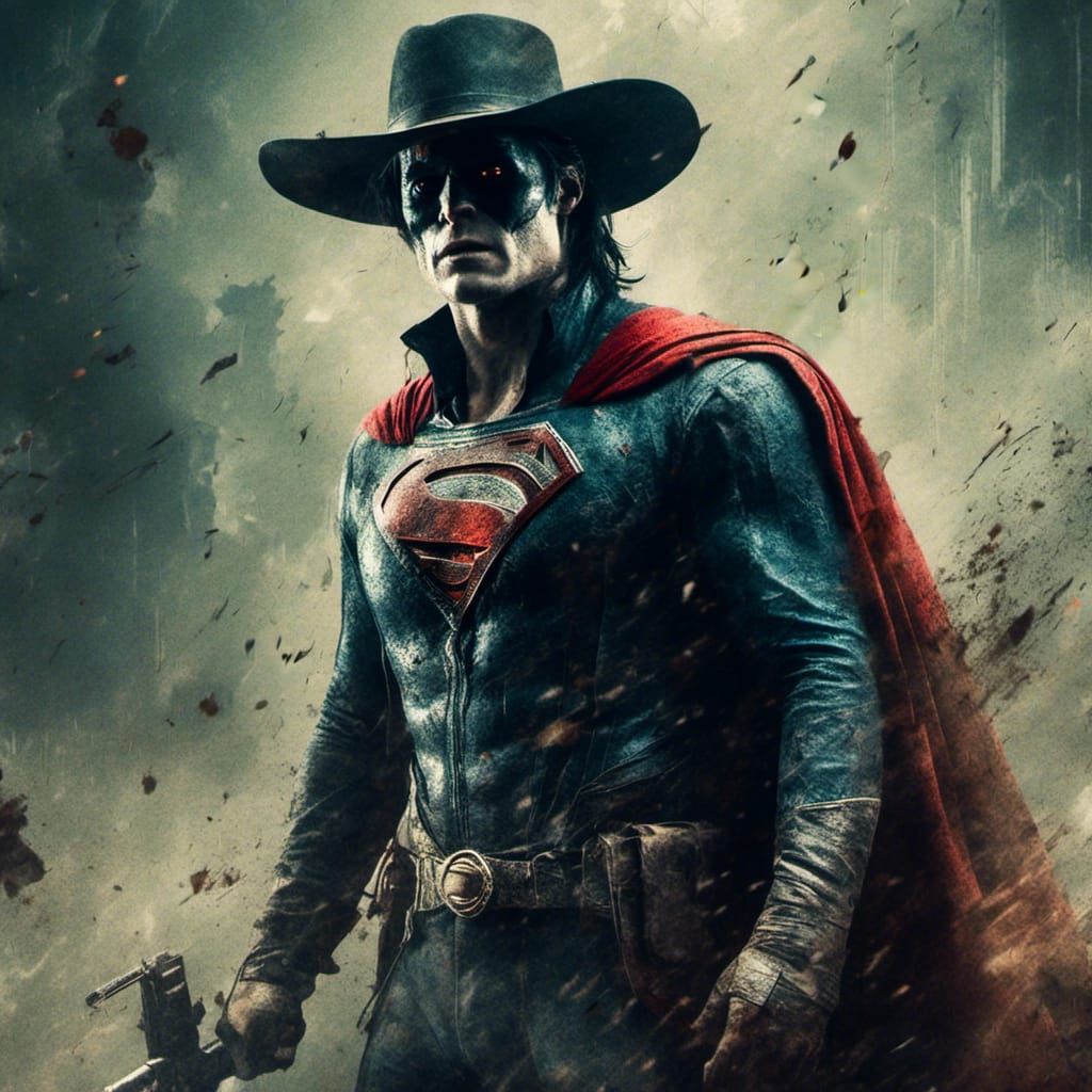 Lone Ranger as Superman in Macabre Style