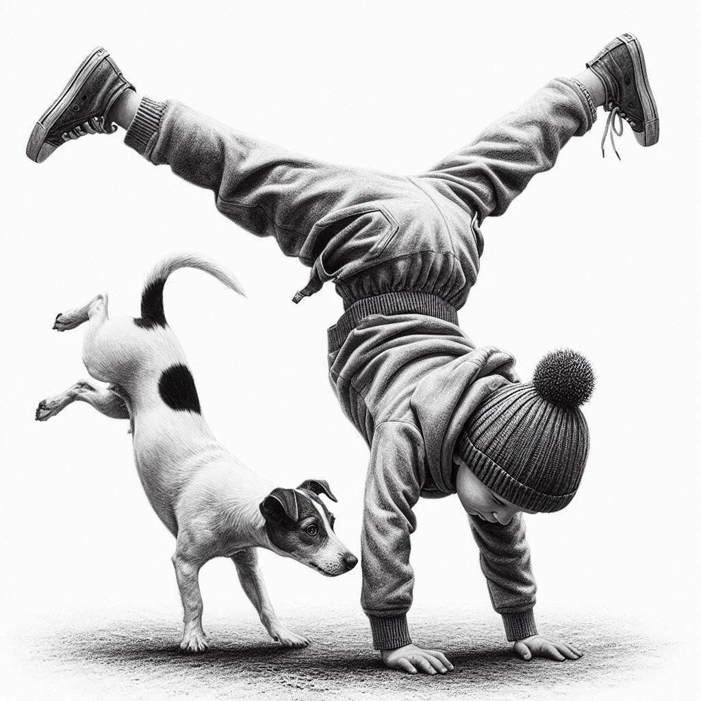 Classic Charcoal Drawing