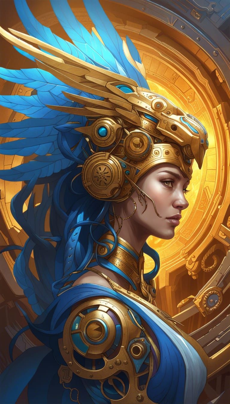 golden mayan ancient trojan SciFice...