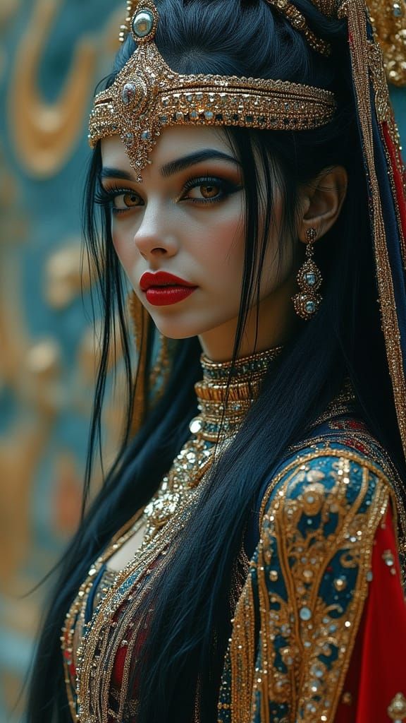 Egyptian Princess Dancing With Musical Magic