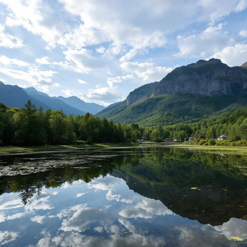 Abstract Reflective Surface Image