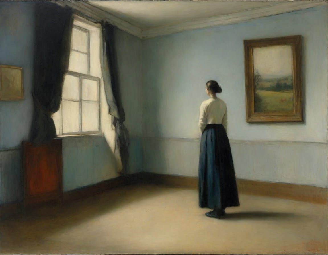 Impressionist Figure Study in Oil Paint