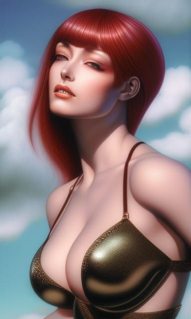 Hyperdetailed Cowgirl: Photorealistic Digital Art