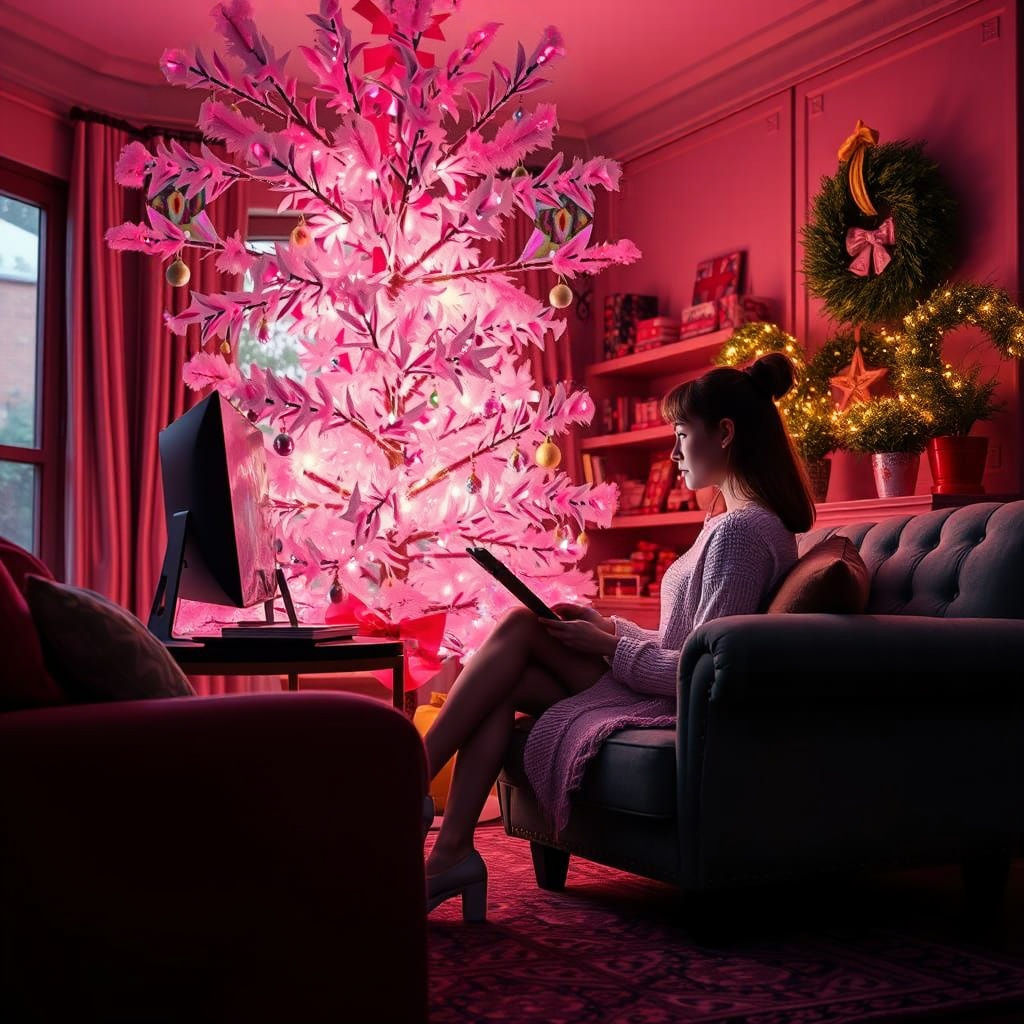 Comfortable Christmas Shopping in a Fantasy Home