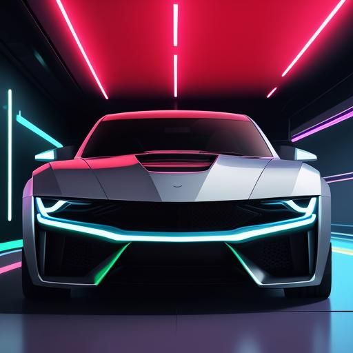 The reflection a.o.b. car