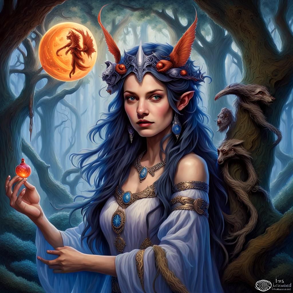 Enchanted Fantasy Colonization in Otherworldly Art Style