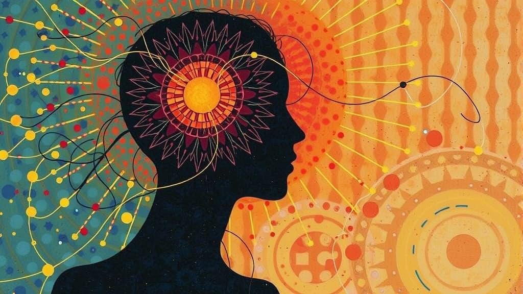 Vibrant Macro Patterns in Continuous Line Art