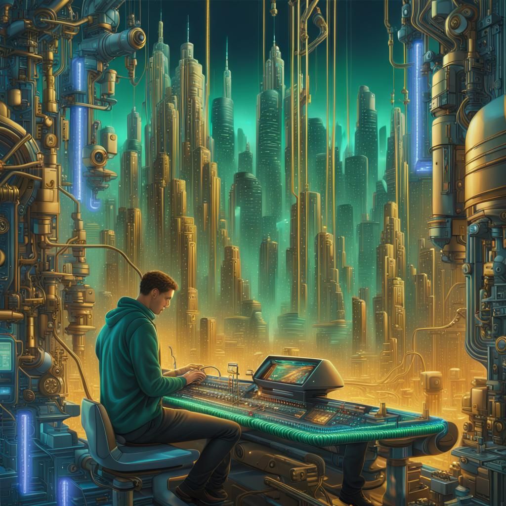 Man and Machine Harmony in Wool Tapestry